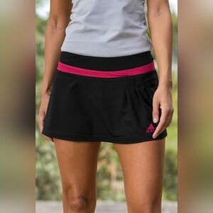 2/$30 Adidas Women's Black and Pink Preppy Clueless‎ Sporty Skort (#1)